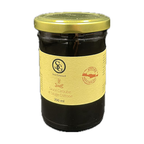 sauce caroube à la sauge salée