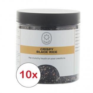 Riz noir Crispy 250g  - Colis de 10 pots
